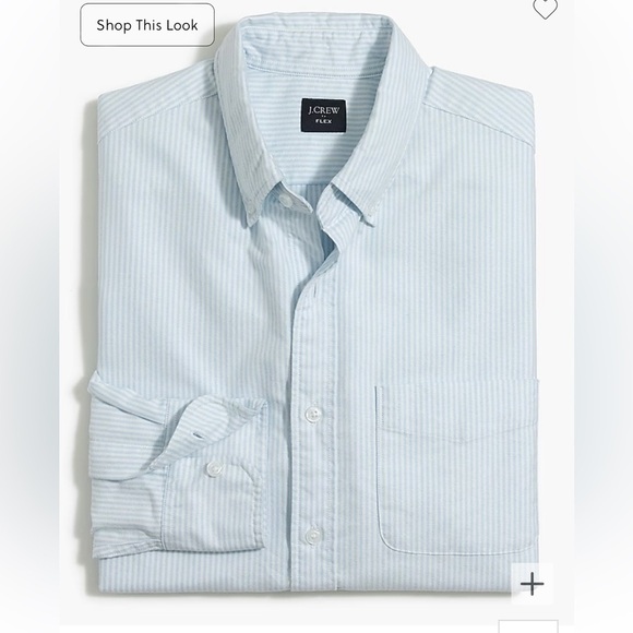 J. Crew Other - J crew ludlow blue white Slim flex oxford shirt